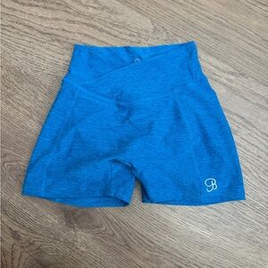 Bombshell Sportswear Blue Tiny Waist Shorts